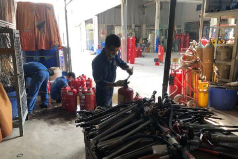Sửa chữa bình cứu hoả